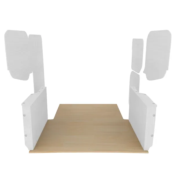 Plancher contreplaqué brut équipement pour utilitaire Ford Transit Courier II 2024 