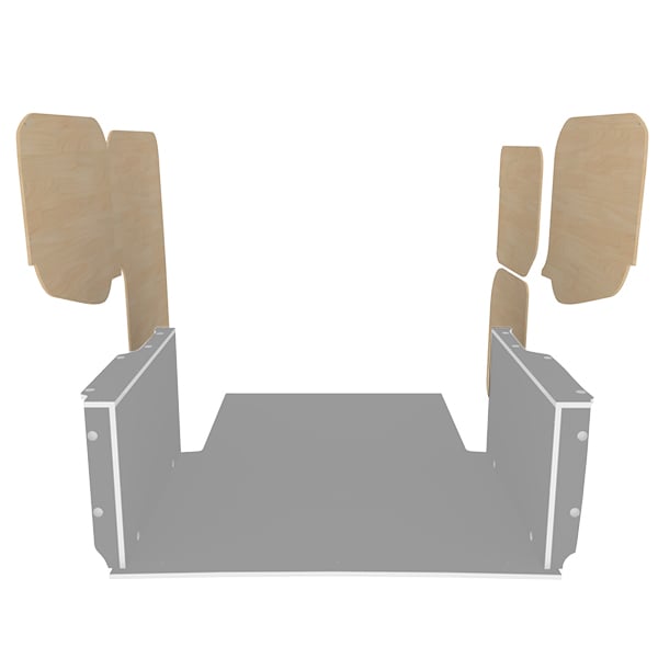 Latéraux contreplaqué vernis équipement pour utilitaire Ford E Transit Courier 2025 