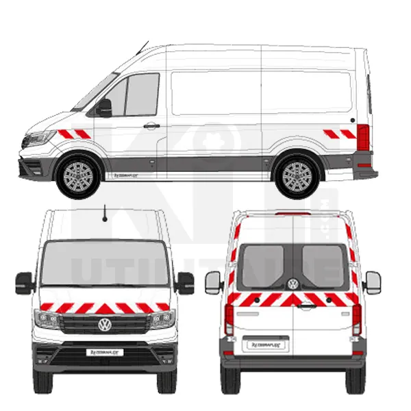 Kit de balisage classe B - 2016 équipement pour utilitaire Volkswagen Crafter II 2016 