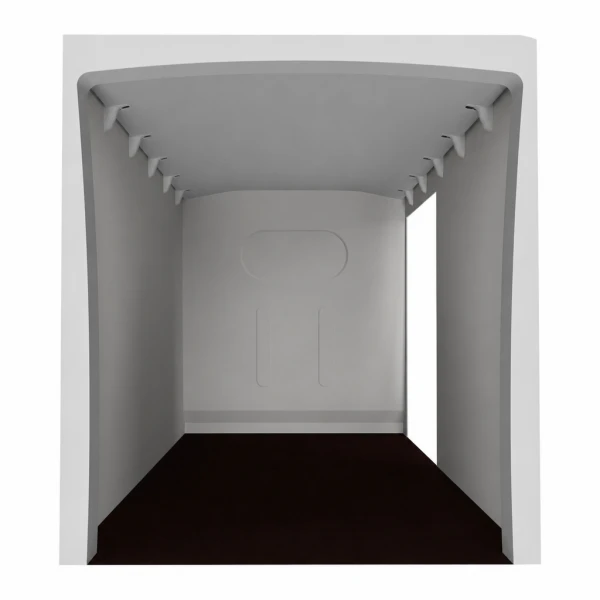Plafond contreplaqué filmé gris équipement pour utilitaire