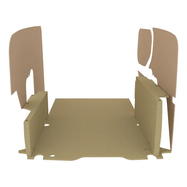 Habillage bois natural K2 aggloméré + MDF / Portes arrière incluses équipement pour utilitaire Renault Express Van 2021 