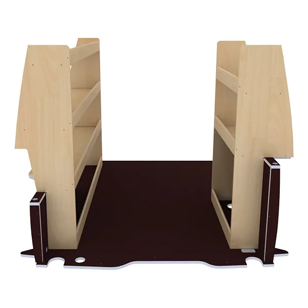 Aménagement bois optimum K5 CP antidérapant + vernis équipement pour utilitaire Renault Express Van 2021 