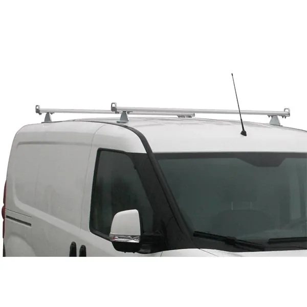 Jeu de 2 barres de toit en aluminium équipement pour utilitaire Peugeot Partner III 2018 