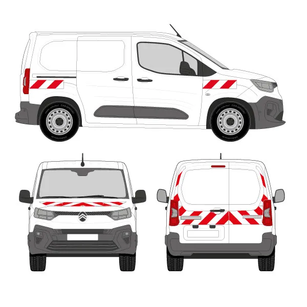 Kit de balisage classe B - 2024 équipement pour utilitaire Citroen Berlingo III Van 2018 