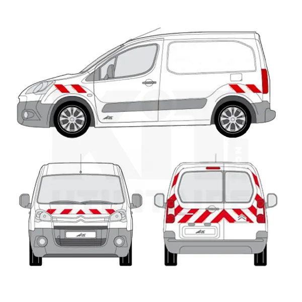 Kit de balisage Classe A - 2022- Electrique équipement pour utilitaire Citroen Berlingo III Van 2018 