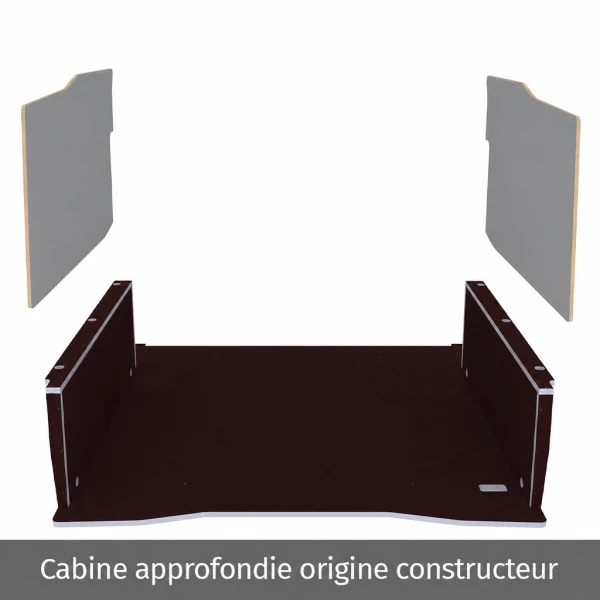 Habillage bois natural K6 CP antidérapant équipement pour utilitaire