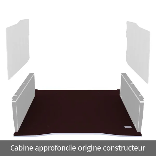 Plancher contreplaqué antidérapant équipement pour utilitaire Peugeot Partner III 2018 