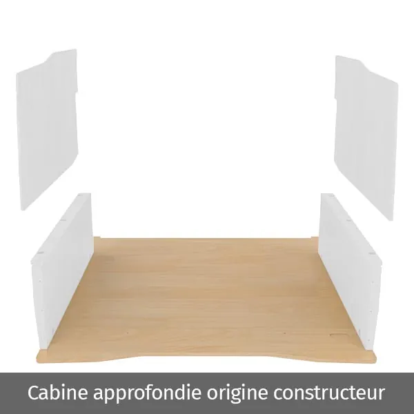 Plancher contreplaqué brut équipement pour utilitaire Peugeot Partner III 2018 
