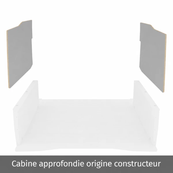 Latéraux contreplaqué filmé gris équipement pour utilitaire