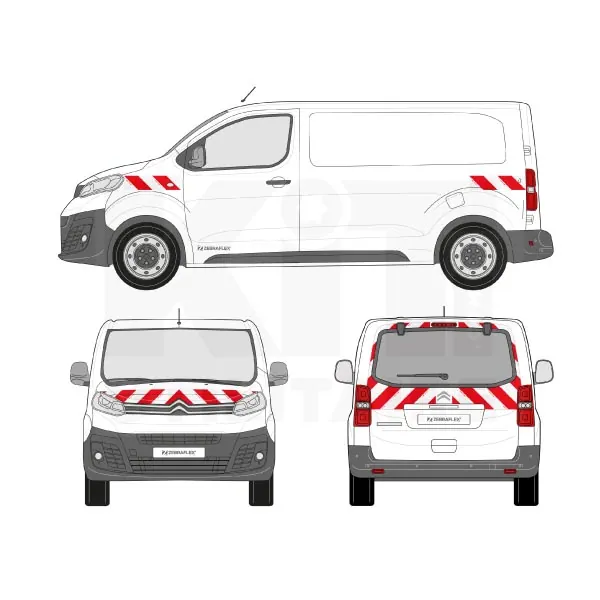 Kit de balisage Classe A - 2016 - Hayon équipement pour utilitaire Citroen Jumpy III 2016 