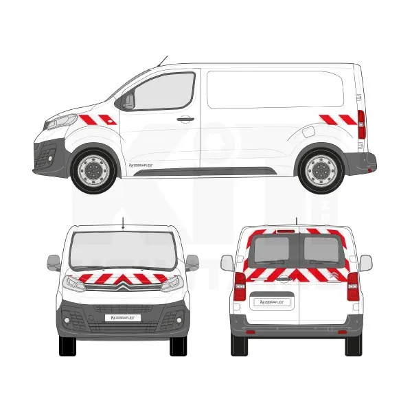Kit de balisage Classe A - 2016 équipement pour utilitaire Citroen Jumpy III 2016 