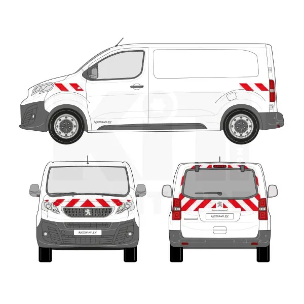 Kit de balisage classe B - 2016 - Hayon équipement pour utilitaire Peugeot Expert III 2016 