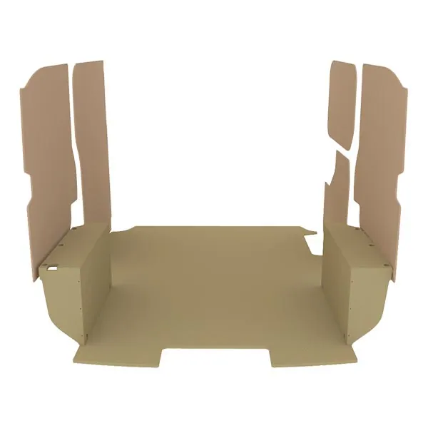 Habillage bois natural K2 aggloméré + MDF / Portes arrière incluses équipement pour utilitaire Citroen E Jumpy III 2020 