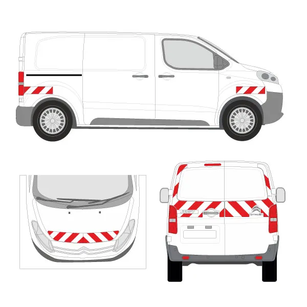 Kit de balisage Classe A - 2019 - Electrique équipement pour utilitaire Citroen Jumpy III 2016 