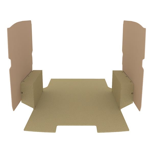 Habillage bois natural K2 aggloméré + MDF / Portes arrière incluses équipement pour utilitaire Citroen E Jumpy III 2020 