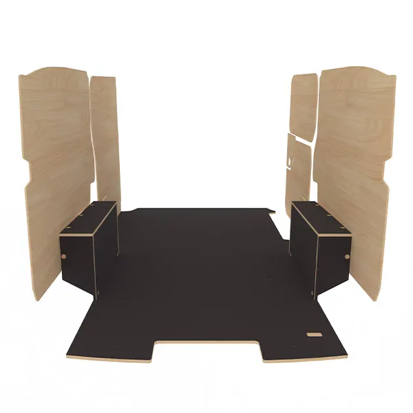 Habillage bois natural K4AD CP antidérapant équipement pour utilitaire Citroen E Jumpy III 2020 