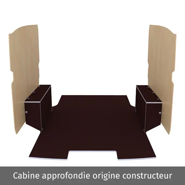 Habillage bois natural K4AD CP antidérapant équipement pour utilitaire Citroen E Jumpy III 2020 