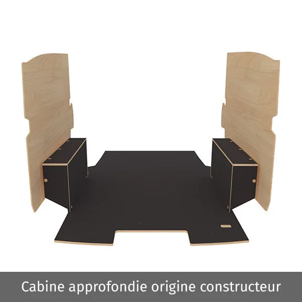Habillage bois natural K4AD CP antidérapant équipement pour utilitaire Citroen E Jumpy III 2020 