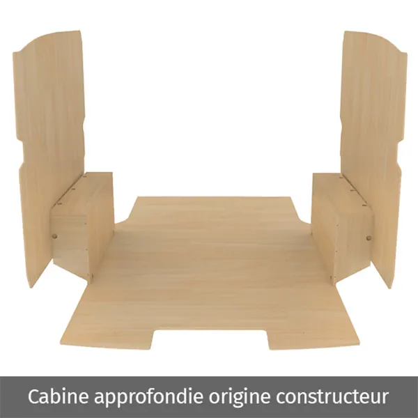 Habillage bois natural K4 CP brut équipement pour utilitaire Citroen E Jumpy III 2020 