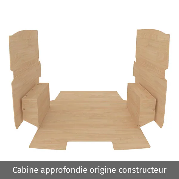 Habillage bois natural K4 CP brut équipement pour utilitaire Citroen E Jumpy III 2020 