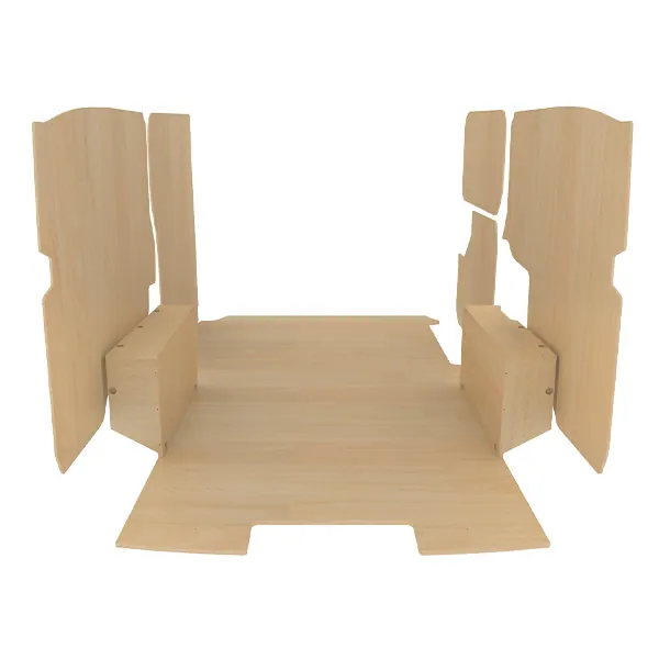 Habillage bois natural K4 CP brut équipement pour utilitaire Citroen E Jumpy III 2020 