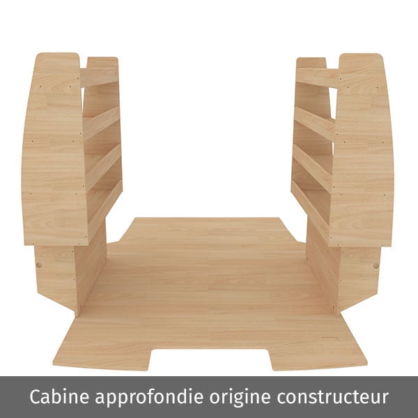 Aménagement bois optimum K4 CP brut équipement pour utilitaire Citroen E Jumpy III 2020 
