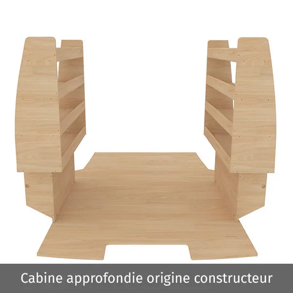 Aménagement bois optimum K4 CP brut équipement pour utilitaire Citroen E Jumpy III 2020 