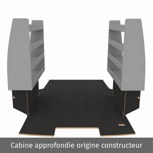 Aménagement bois optimum K6 équipement pour utilitaire Citroen Jumpy III 2016 