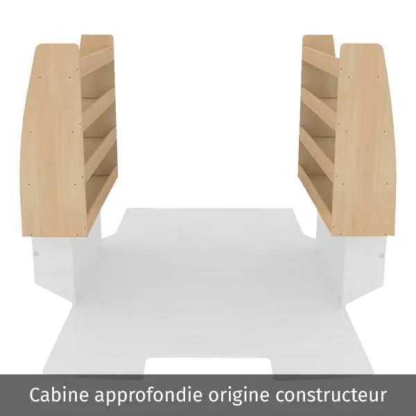 Pack casiers bois équipement pour utilitaire Citroen E Jumpy III 2020 