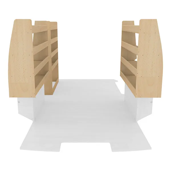 Pack casiers bois équipement pour utilitaire Citroen E Jumpy III 2020 