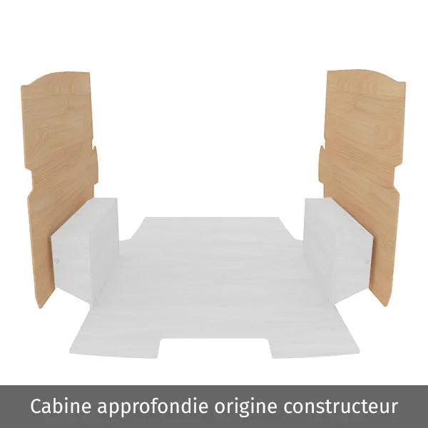 Latéraux contreplaqué brut équipement pour utilitaire Citroen E Jumpy III 2020 