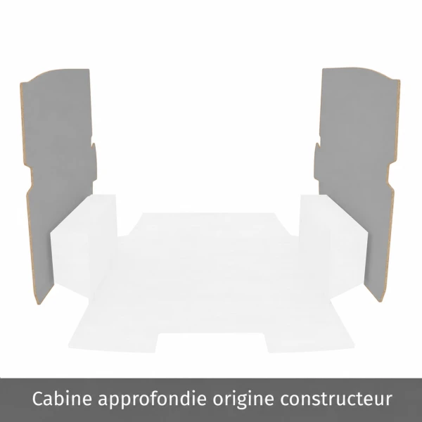 Latéraux contreplaqué filmé gris équipement pour utilitaire Citroen Jumpy III 2016 