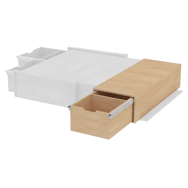 Double plancher latéral avec coulisses hauteur 300mm équipement pour utilitaire Citroen E Jumpy III 2020 