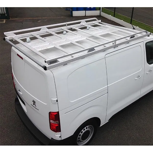 Galerie en aluminium soudé & échelle coulissante équipement pour utilitaire Citroen E Jumpy III 2020 