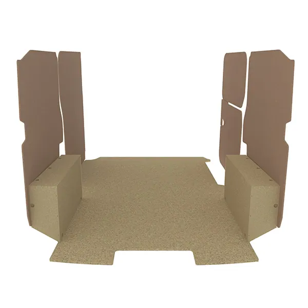 Habillage bois natural K2 aggloméré + MDF / Portes arrière incluses équipement pour utilitaire Citroen E Jumpy III 2020 