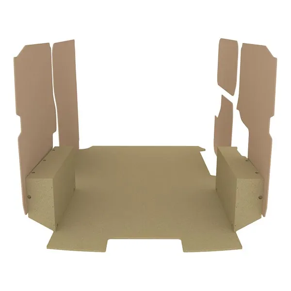Habillage bois natural K2 aggloméré + MDF / Portes arrière incluses équipement pour utilitaire Citroen E Jumpy III 2020 