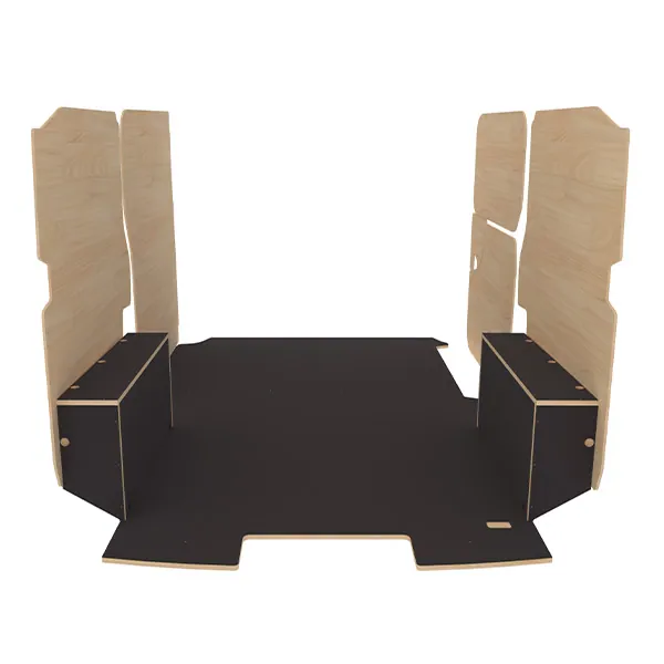 Habillage bois natural K4AD CP antidérapant équipement pour utilitaire Citroen E Jumpy III 2020 