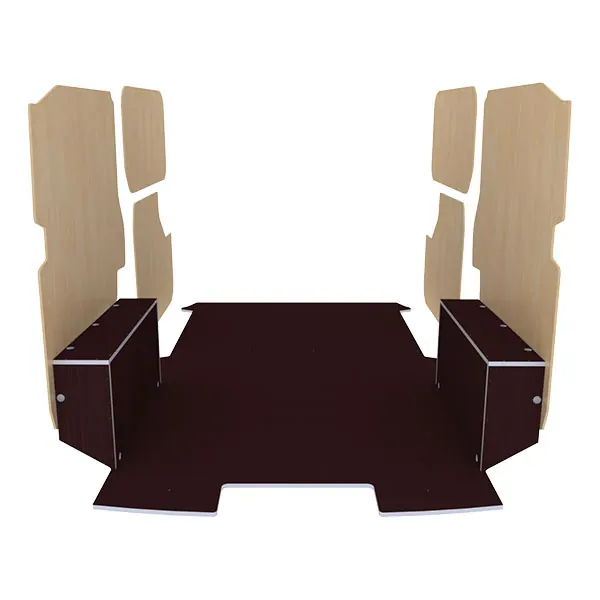 Habillage bois natural K4AD CP antidérapant équipement pour utilitaire Citroen E Jumpy III 2020 