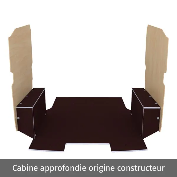 Habillage bois natural K4AD CP antidérapant équipement pour utilitaire Citroen E Jumpy III 2020 