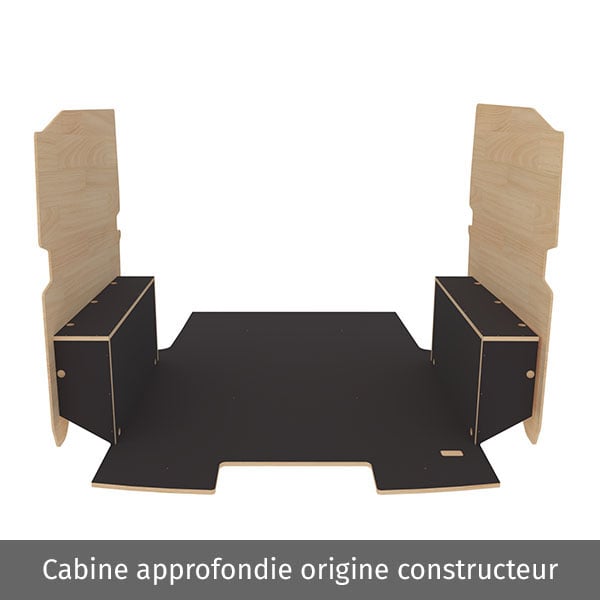 Habillage bois natural K4AD CP antidérapant équipement pour utilitaire Citroen Jumpy III 2016 