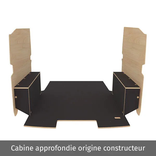 Habillage bois natural K4AD CP antidérapant équipement pour utilitaire Citroen E Jumpy III 2020 