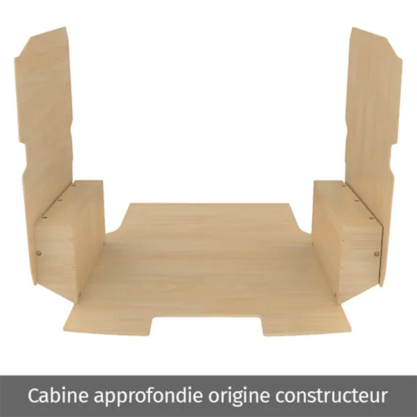 Habillage bois natural K4 CP brut équipement pour utilitaire Citroen E Jumpy III 2020 
