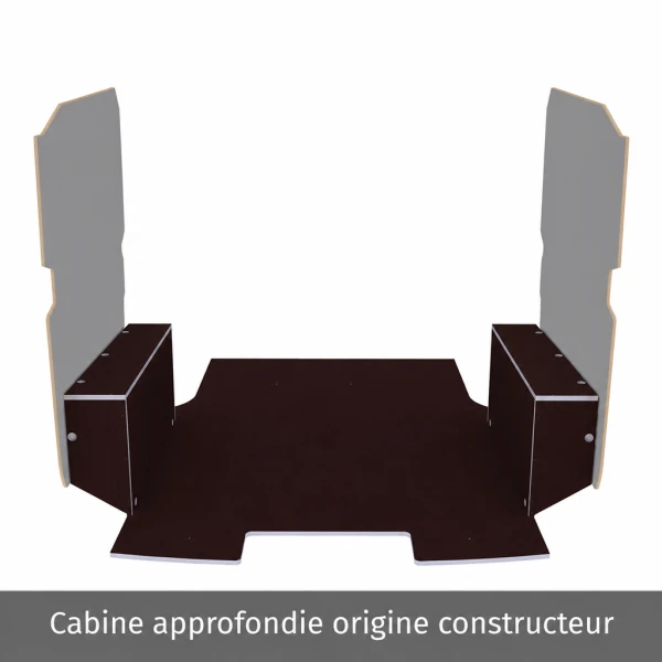 Habillage bois natural K6 CP antidérapant équipement pour utilitaire Citroen Jumpy III 2016 