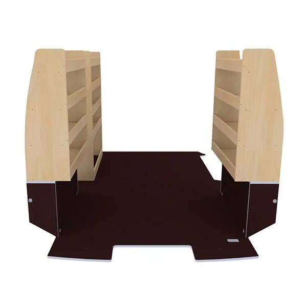 Aménagement bois optimum K4AD CP antidérapant équipement pour utilitaire Citroen E Jumpy III 2020 