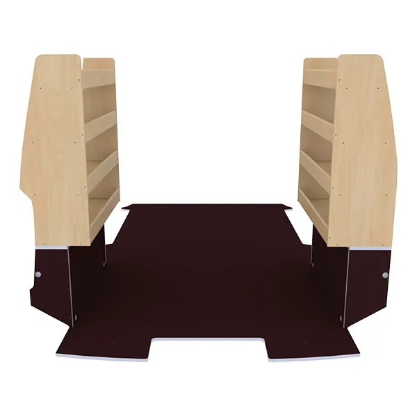 Aménagement bois optimum K4AD CP antidérapant équipement pour utilitaire Citroen E Jumpy III 2020 