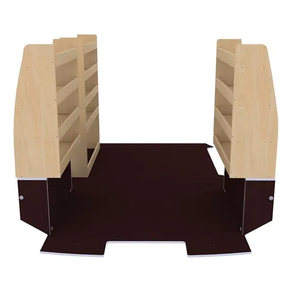 Aménagement bois optimum K4AD CP antidérapant équipement pour utilitaire Citroen E Jumpy III 2020 