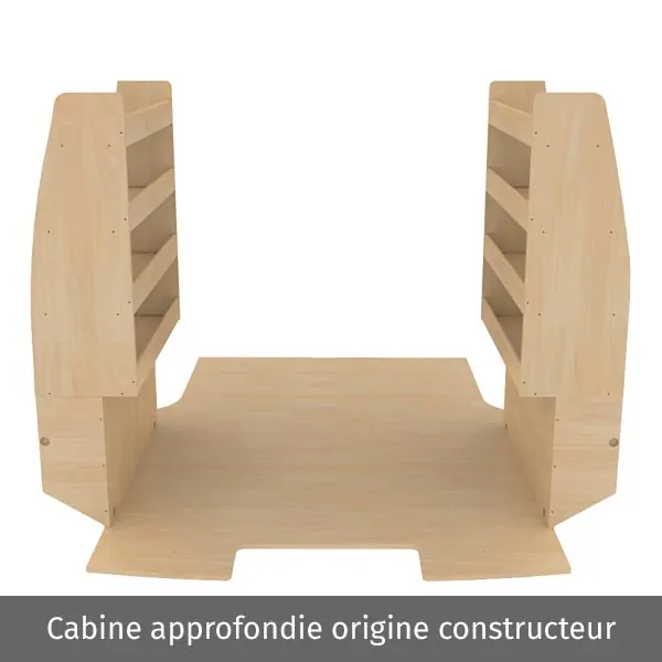 Aménagement bois optimum K4 CP brut équipement pour utilitaire Citroen E Jumpy III 2020 
