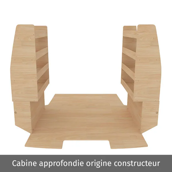 Aménagement bois optimum K4 CP brut équipement pour utilitaire Citroen E Jumpy III 2020 