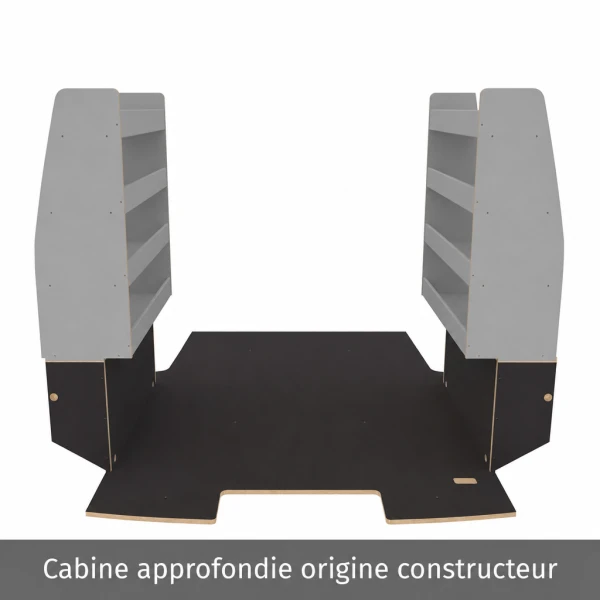 Aménagement bois optimum K6 équipement pour utilitaire Citroen Jumpy III 2016 