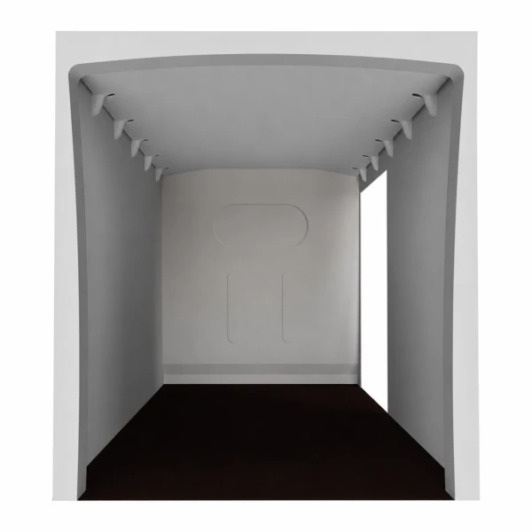 Plafond contreplaqué filmé gris équipement pour utilitaire Citroen Jumpy III 2016 